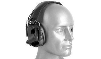 Earmor - Hearing Protection Earmuff with AUX Input M31 Mod 1 - Black (для страйкбола) 16769 фото
