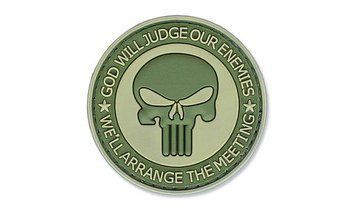 4TAC - PVC Patch - God Will Judge Our Enemies - Olive (для страйкбола) 13604 фото