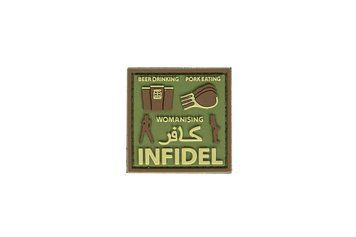 Naszywka 3D infidel - zielona [GFC Tactical] (для страйкболу) GFT-30-030206 фото