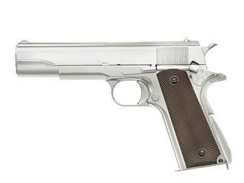 Страйкбольний пістолет 1911 із системою Gas Blowback (GBB) &mdash; Silver [Golden Eagle] 3305SV фото