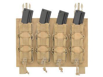 Быстрый подсумок BUCKLE UP на 4 магазина MP5/SMG - Coyote [8FIELDS] (для страйкбола) M51613231-TAN фото