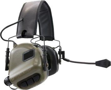 Earmor - M32 Tactical Mod 3 Communication Headset Активные наушники - Foliage Green 16765(M32-FG) фото