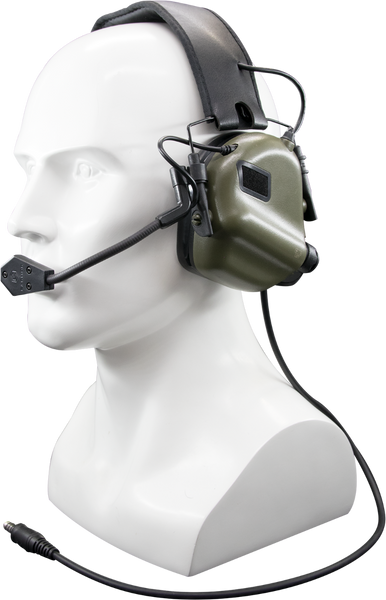 Earmor - Активні навушники M32 Tactical Mod 3 Communication Headset - Foliage Green 16765(M32-FG) фото