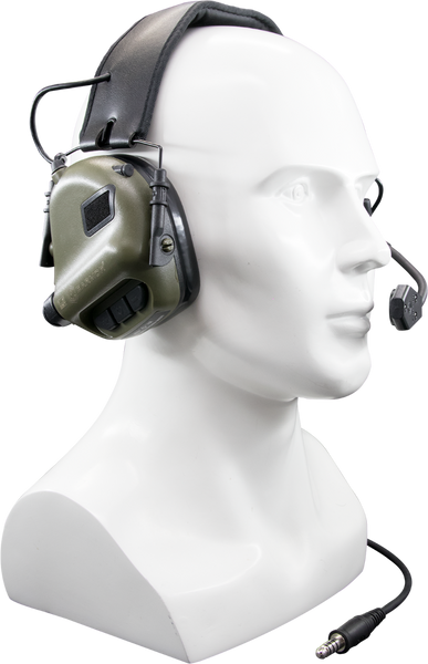 Earmor - Активні навушники M32 Tactical Mod 3 Communication Headset - Foliage Green 16765(M32-FG) фото