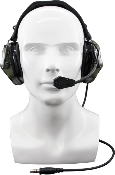 Earmor - Активні навушники M32 Tactical Mod 3 Communication Headset - Foliage Green 16765(M32-FG) фото