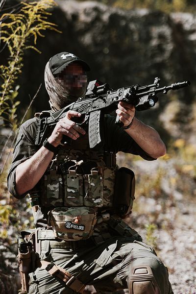 Страйкбольний автомат АК-12 WE09 Full Metal GBBR [WELL PRO] (для страйкболу) WE09-2-GM фото