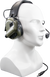 Earmor - Активні навушники M32 Tactical Mod 3 Communication Headset - Foliage Green 16765(M32-FG) фото 3