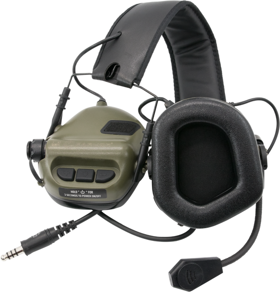 Earmor - Активні навушники M32 Tactical Mod 3 Communication Headset - Foliage Green 16765(M32-FG) фото