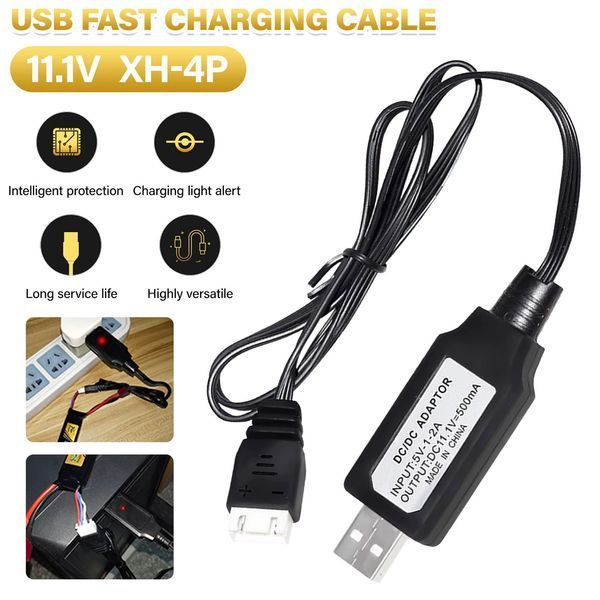 Зарядний пристрій USB через балансир для АКБ LiPo та Li-ion 11,1V (3S) [AirsoftParts] (для страйкболу) USB-LiPo-11-1 фото