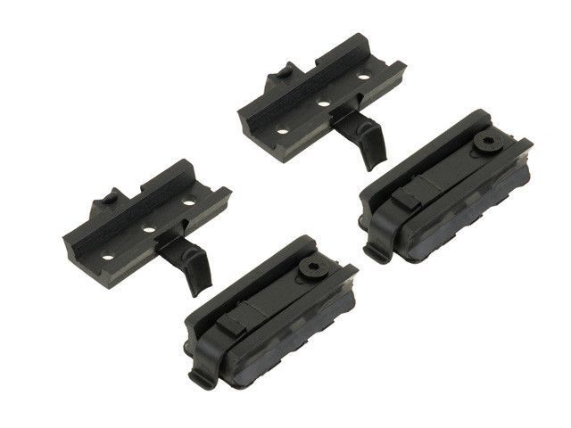 Комплект переходников для шлемов с рейкой - Black [FMA] TB293-BK фото