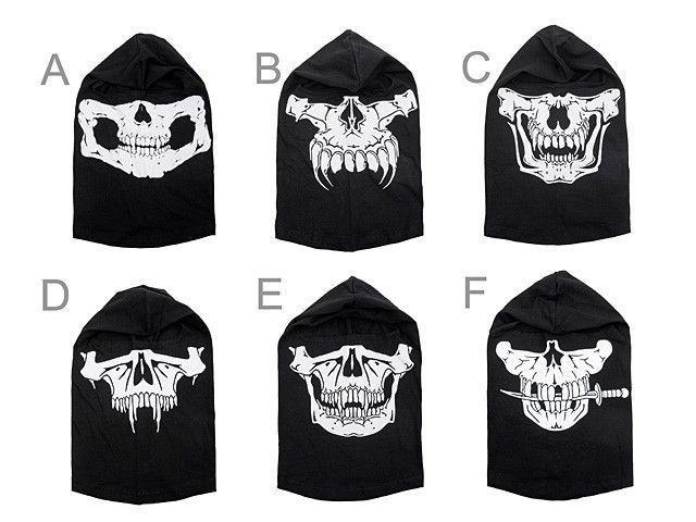 Балаклава SKULL typ D - black [8FIELDS] (для страйкболу) M51617222-D фото