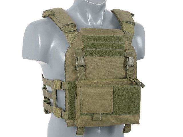 Kamizelka hybrydowa Plate Carrier - Olive [8FIELDS] (для страйкболу) M51611062-1-OD фото