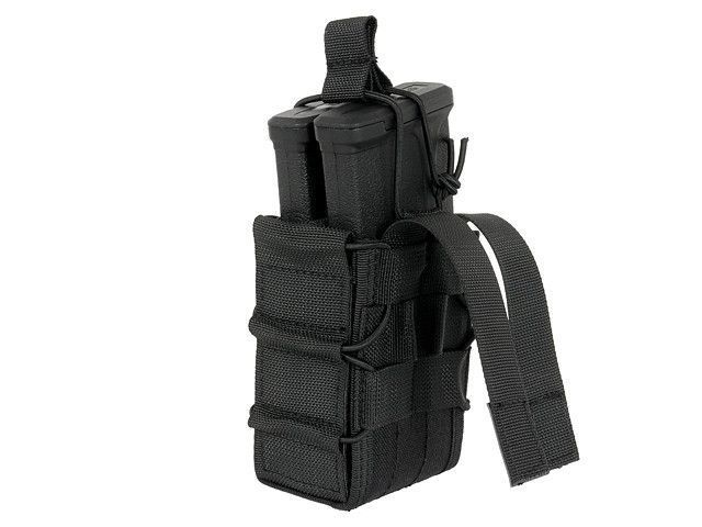 Быстрый двойной подсумок MOLLE для магазинов - Black [8FIELDS]&nbsp;(для страйкбола) M51613223-BK фото