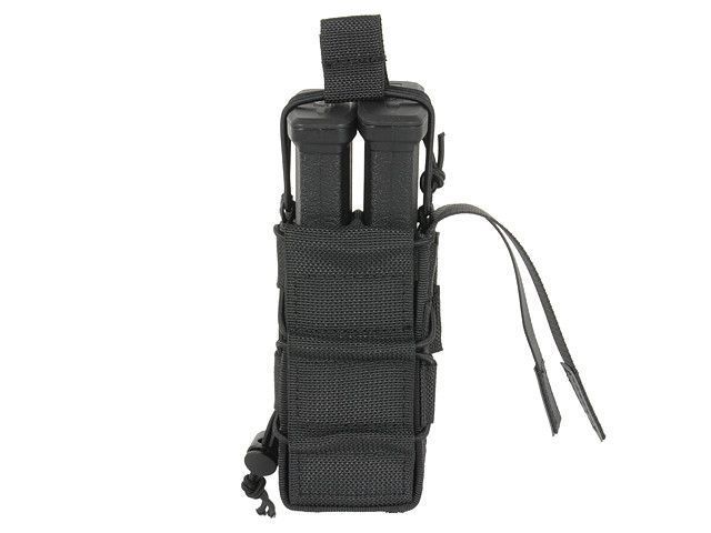 Быстрый двойной подсумок MOLLE для магазинов - Black [8FIELDS]&nbsp;(для страйкбола) M51613223-BK фото