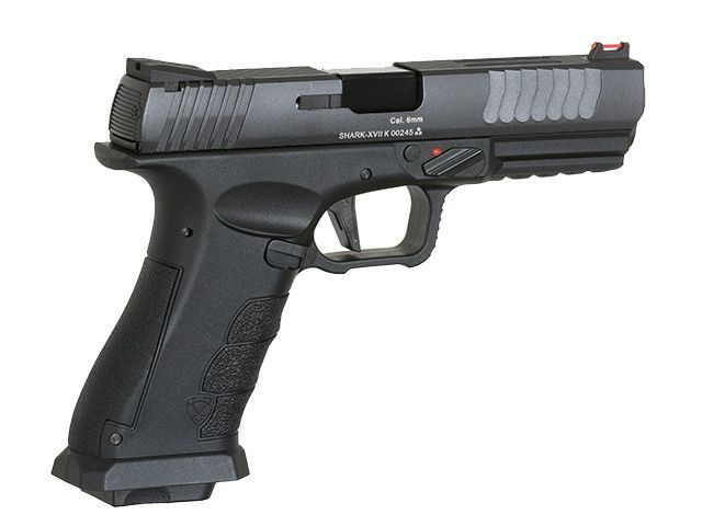 SHARK Full Auto CO2 Pistol - Black [APS] (для страйкболу) SHARK.B фото