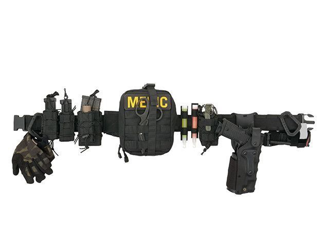 Sztywny Pas Bojowy MOLLE (L) - Black [8FIELDS]&nbsp;(для страйкбола) M51617012-L-BK фото