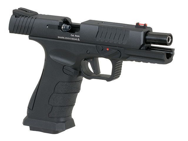 SHARK Full Auto CO2 Pistol - Black [APS] (для страйкболу) SHARK.B фото