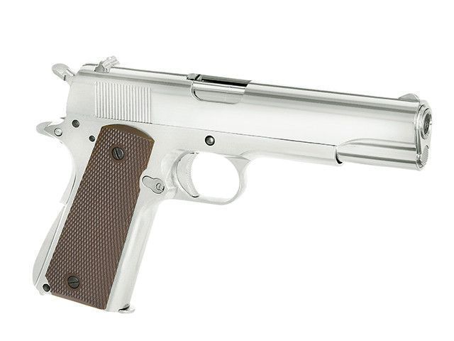 Страйкбольный пистолет 1911 с системой Gas Blowback (GBB) &mdash; Silver [Golden Eagle] 3305SV фото