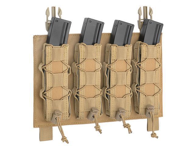 Быстрый подсумок BUCKLE UP на 4 магазина MP5/SMG - Coyote [8FIELDS] (для страйкбола) M51613231-TAN фото