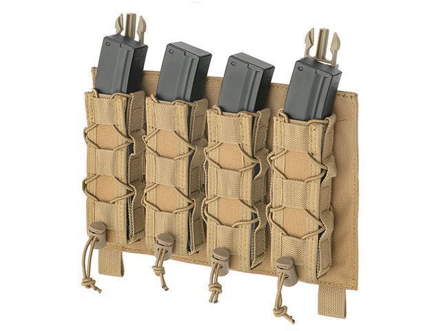 Быстрый подсумок BUCKLE UP на 4 магазина MP5/SMG - Coyote [8FIELDS] (для страйкбола) M51613231-TAN фото