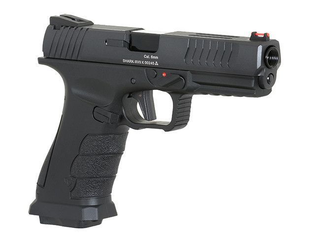 SHARK Full Auto CO2 Pistol - Black [APS] (для страйкболу) SHARK.B фото
