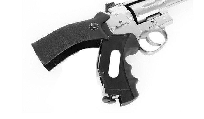 ASG - Dan Wesson 6" Revolver airsoft - Silver - 17115 (для страйкболу) 10509 фото