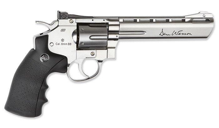 ASG - Dan Wesson 6" Revolver airsoft - Silver - 17115 (для страйкболу) 10509 фото