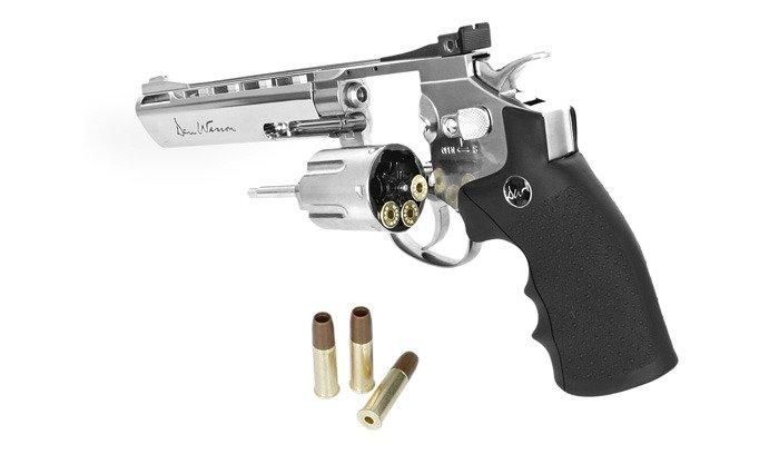 ASG - Dan Wesson 6" Revolver airsoft - Silver - 17115 (для страйкболу) 10509 фото