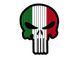 Нашивка Flag Skull ITALY [8FIELDS] (для страйкбола) SKULL-ITA фото 1
