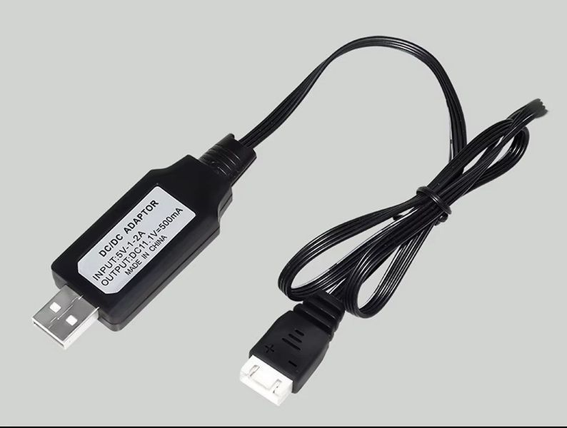 Зарядний пристрій USB через балансир для АКБ LiPo та Li-ion 11,1V (3S) [AirsoftParts] (для страйкболу) USB-LiPo-11-1 фото