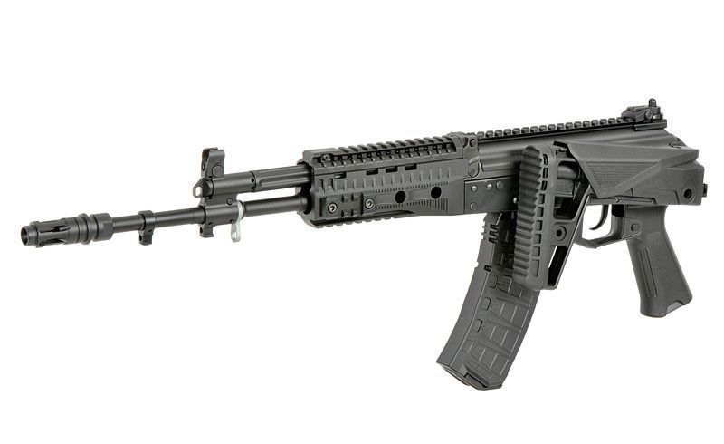Страйкбольний автомат АК-12 WE09 Full Metal GBBR [WELL PRO] (для страйкболу) WE09-2-GM фото