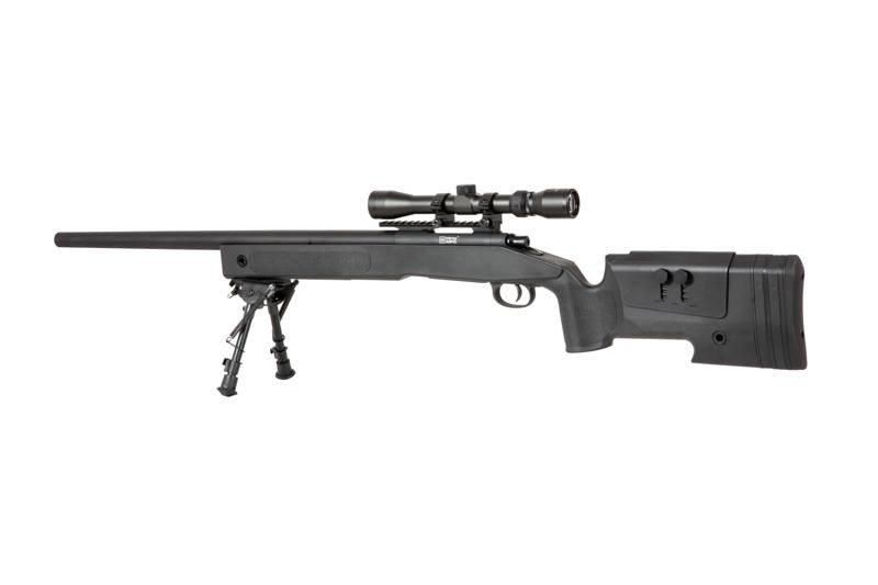 Снайперская винтовка SA-S02 CORE&trade; с оптикой и сошками - Black [Specna Arms] (для страйкбола) SPE-03-026051 фото