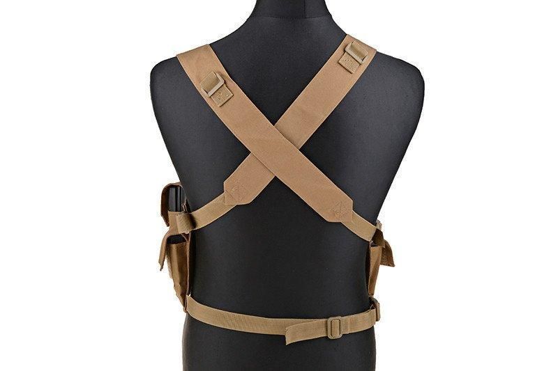 Жилет тактичний (розвантажувальний) типу Chest Rig - tan [GFC Tactical] (для страйкболу) GFT-18-007966 фото