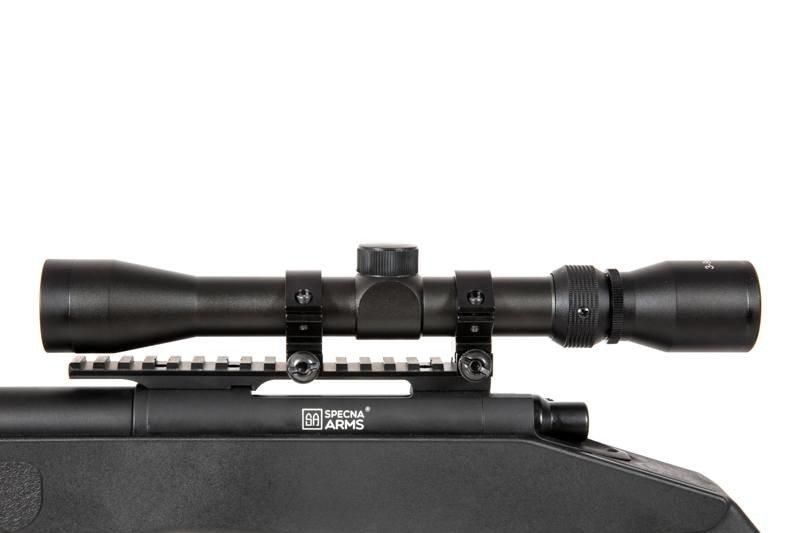 Снайперская винтовка SA-S02 CORE&trade; с оптикой и сошками - Black [Specna Arms] (для страйкбола) SPE-03-026051 фото