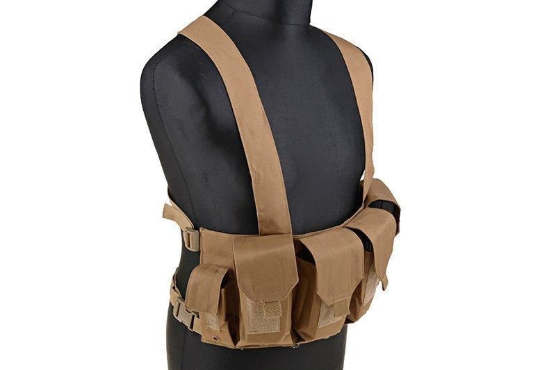 Жилет тактичний (розвантажувальний) типу Chest Rig - tan [GFC Tactical] (для страйкболу) GFT-18-007966 фото