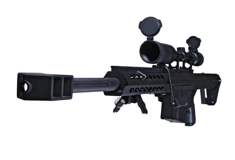 Страйкбольный аналог karabinu wyborowego SW-02A CQB z lunetą i dw&oacute;jnogiem - czarna [Snow Wolf] (для страйкболу) SWL-01-001978 фото