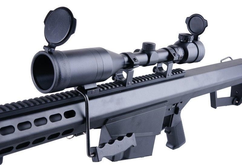 Страйкбольный аналог karabinu wyborowego SW-02A CQB z lunetą i dw&oacute;jnogiem - czarna [Snow Wolf] (для страйкболу) SWL-01-001978 фото