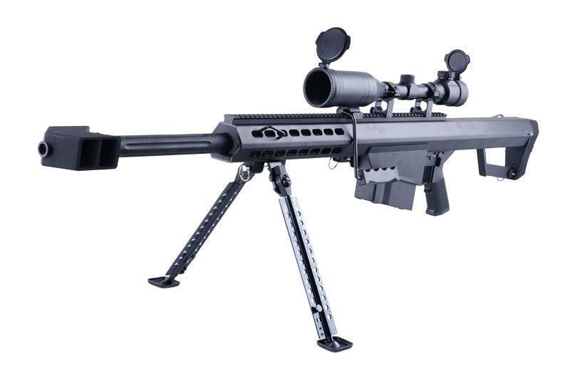Страйкбольный аналог karabinu wyborowego SW-02A CQB z lunetą i dw&oacute;jnogiem - czarna [Snow Wolf] (для страйкболу) SWL-01-001978 фото