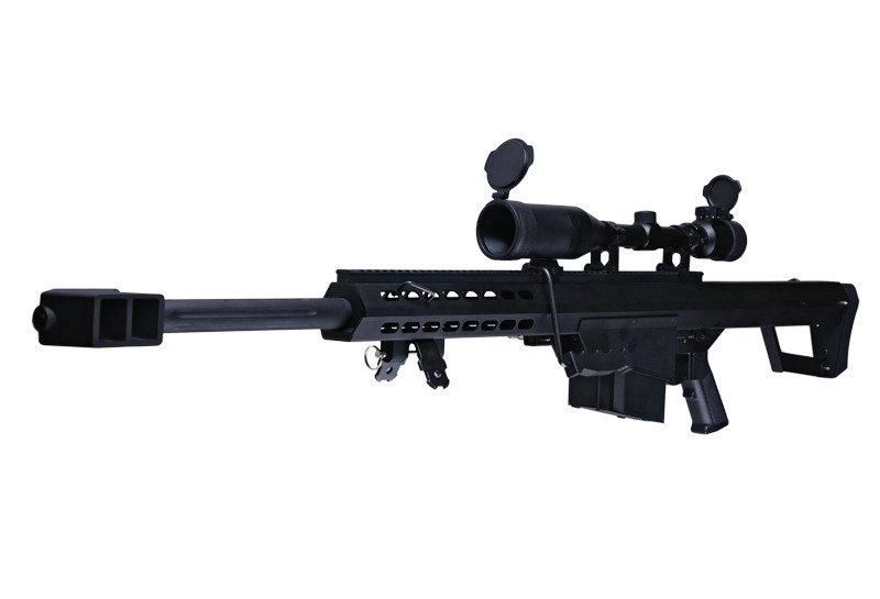 Страйкбольный аналог karabinu wyborowego SW-02A CQB z lunetą i dw&oacute;jnogiem - czarna [Snow Wolf] (для страйкболу) SWL-01-001978 фото