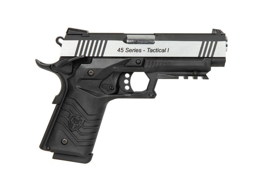 Страйкбольный пистолет HG-171 - BLACK / srebrna [HFC]&nbsp;(для страйкболу) HFC-02-029617 фото