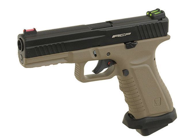 Пістолет ACP601 CO2 BLOW BACK PISTOL &ndash; DARK EARTH [APS] (для страйкболу) ACP601D-FL фото