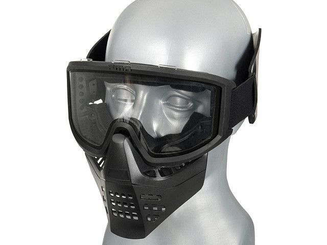 Gogle ze zdejmowaną maską - Black [FMA] (для страйкболу) TB1338-BK фото