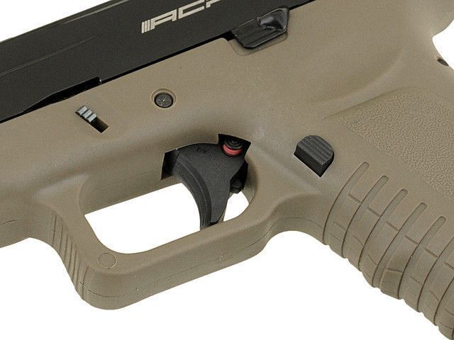Пістолет ACP601 CO2 BLOW BACK PISTOL &ndash; DARK EARTH [APS] (для страйкболу) ACP601D-FL фото