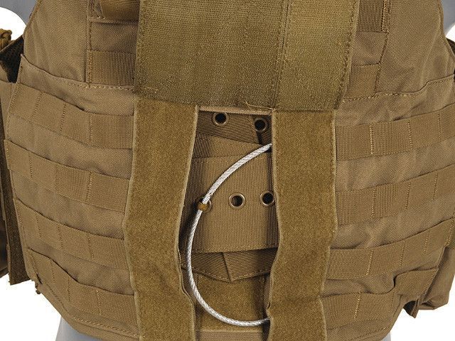 Боевая тактическая разгрузка с системой QR - coyote [8FIELDS] (для страйкбола) M51611004-TAN фото