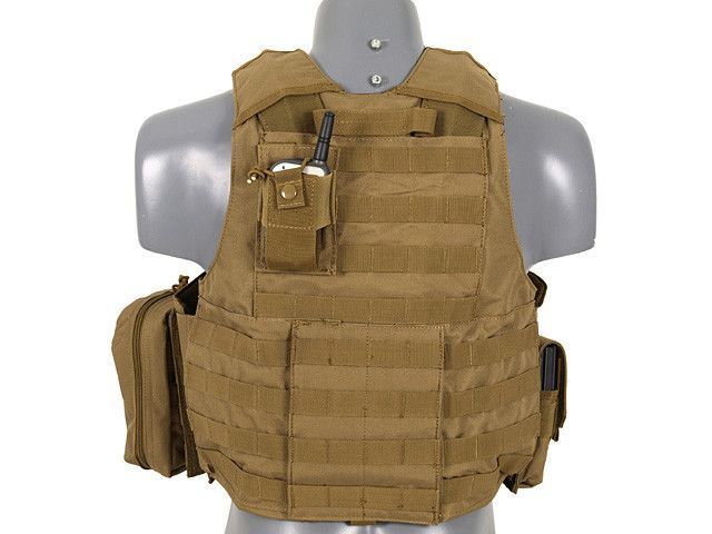 Боевая тактическая разгрузка с системой QR - coyote [8FIELDS] (для страйкбола) M51611004-TAN фото