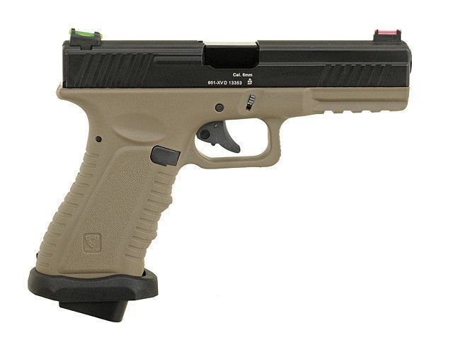 Пістолет ACP601 CO2 BLOW BACK PISTOL &ndash; DARK EARTH [APS] (для страйкболу) ACP601D-FL фото