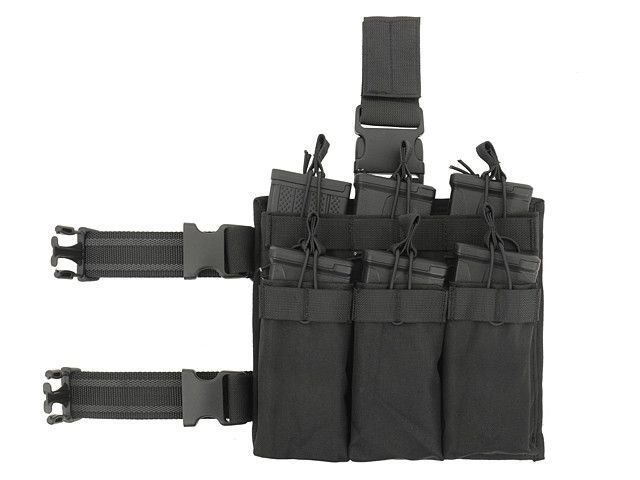 Panel udowy na 6 magazynk&oacute;w M4/AR-15 - Black [8FIELDS] (для страйкболу) M51613222-BK фото