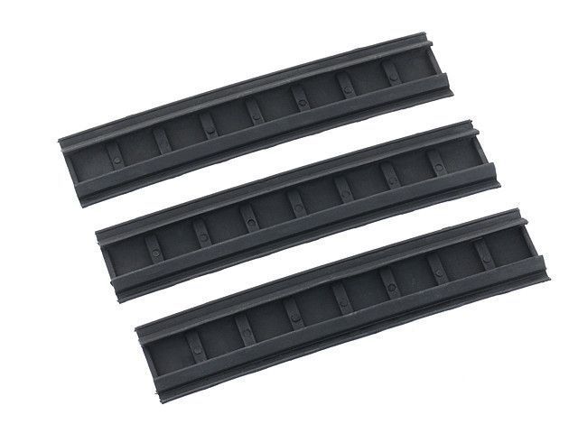 Набор низкопрофильных защитных панелей mod.1 на планку Picatinny - Black [Element] (для страйкбола) EX320-BK фото