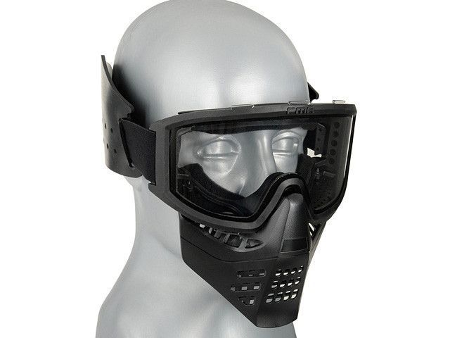 Gogle ze zdejmowaną maską - Black [FMA] (для страйкболу) TB1338-BK фото