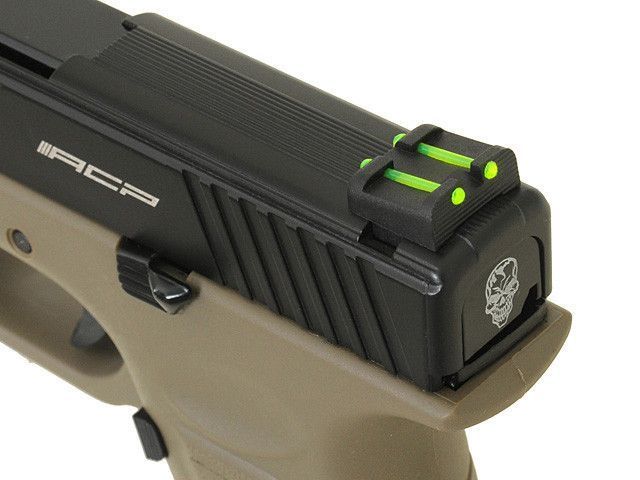 Пістолет ACP601 CO2 BLOW BACK PISTOL &ndash; DARK EARTH [APS] (для страйкболу) ACP601D-FL фото